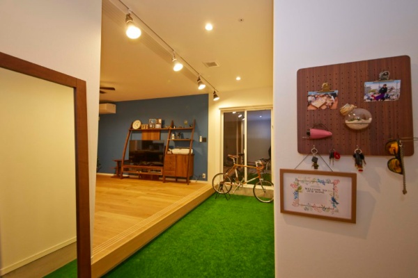 明石住建の土間リビングの施工事例